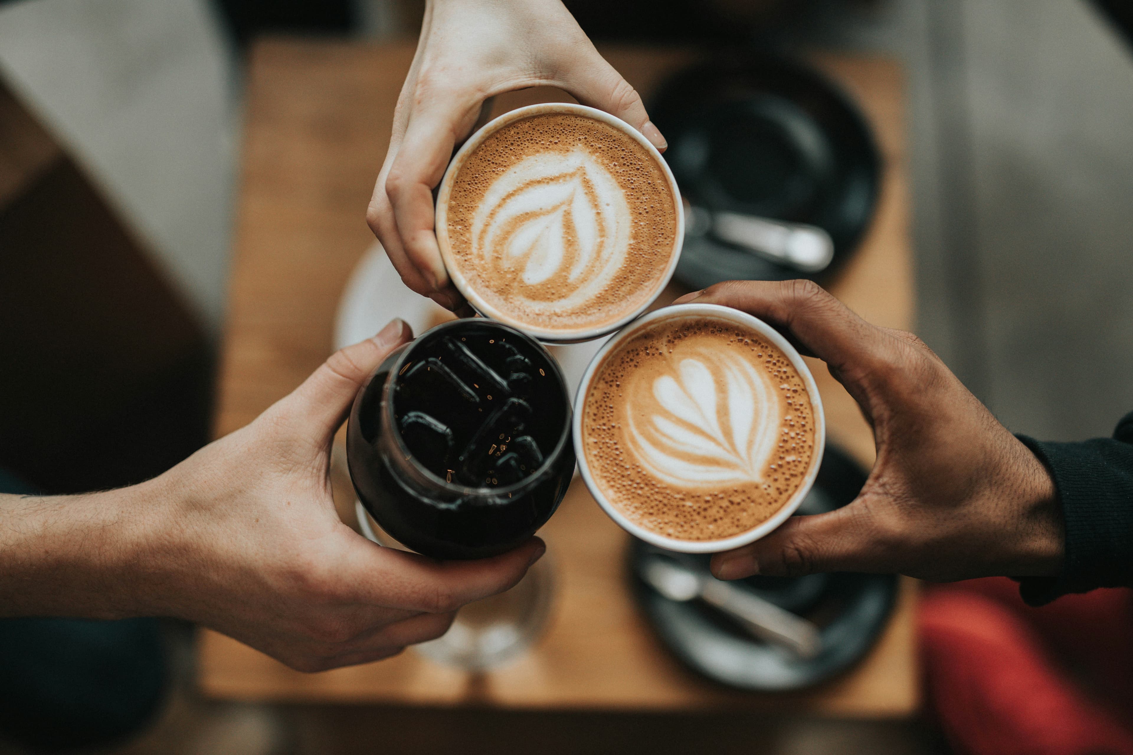 White Noise Coffee shop background